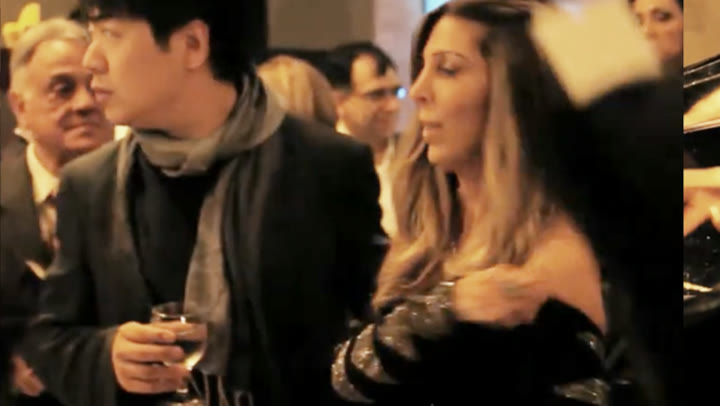 Lang Lang entre os convidados na noite do Bicofino Club